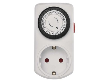 EMOS Časovač SCHUKO – mechanická spínací zásuvka 15GD-3A P5523