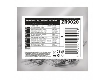 EMOS Lighting 4 lanka pro LED panel 60×60cm ZR9020