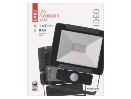 EMOS Lighting LED reflektor IDEO s pohybovým čidlem, 21W neutrální bílá ZS2721