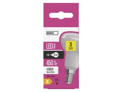 EMOS Lighting LED žárovka Classic R50 4W E14 neutrální bílá ZQ7221