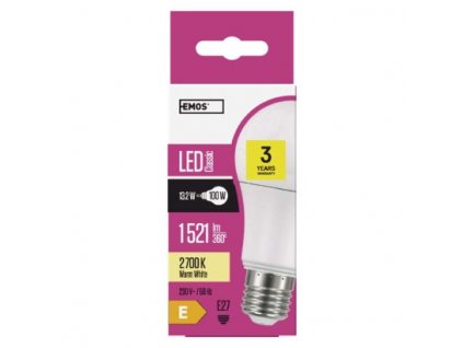 EMOS Lighting LED žárovka Classic A60 13,2W E27 teplá bílá ZQ5160