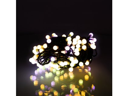 Retlux vánoční řetěz 100 LED 10+5m, barevný, 8 funkcí, IP44, RXL163