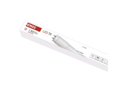EMOS Lighting LED zářivka LINEAR T8 18W 120cm neutrální bílá Z73121