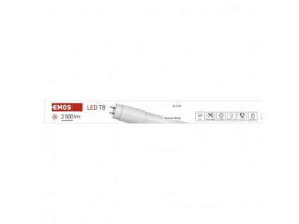 EMOS Lighting LED zářivka LINEAR T8 24W 150cm neutrální bílá Z73131