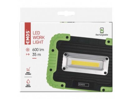 EMOS COB LED nabíjecí pracovní reflektor P4534, 600 lm, 3000 mAh