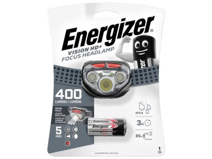 Energizer čelová svítilna - Headlight Vision HD+ Focus  400lm