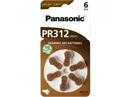 Panasonic PR312 zinc air