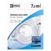 EMOS Anténní koaxiální kabel stíněný 7,5m - rovné vidlice SD3007