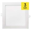 EMOS Lighting LED vestavné svítidlo PROFI, čtvercové, bílé, 18W neutrální bílá ZD2142