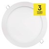 EMOS Lighting LED vestavné svítidlo PROFI, kruhové, bílé, 18W neutrální bílá ZD1142