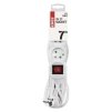 EMOS Prodlužovací kabel 7 m / 3 zásuvky / s vypínačem / bílý / PVC / 1 mm2 P1317