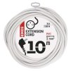 EMOS Prodlužovací kabel 10 m / 1 zásuvka / bílý / PVC / 1 mm2 P0110