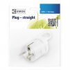 EMOS Vidlice přímá pro prodlužovací kabel, bílá P0038