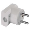 EMOS Vidlice úhlová pro prodlužovací kabel, bílá P0035