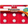 Panasonic Lithiové knoflíkové baterie CR2032 6 ks