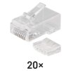 EMOS Konektor RJ45 pro UTP kabel (drát), bílý K0103