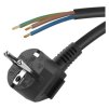 EMOS Flexo šňůra PVC 3× 1,5mm2, 3m, černá S18323