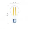 EMOS Lighting LED žárovka Filament A60 7W E27 teplá bílá Z74270