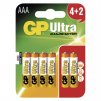 Alkalická baterie GP Ultra AAA 4+2 (LR03)
