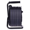 EMOS Venkovní prodlužovací kabel na bubnu 50 m / 4 zás. / černý / guma-neopren / 230V / 2,5 mm2 P084503