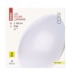EMOS Lighting LED přisazené svítidlo CORI, kruhové bílé 22W teplá b., IP44 ZM3303