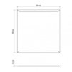 EMOS Lighting LED panel MAXXO 60×60, čtvercový vestavný bílý, 40W neutrální bílá ZR5412