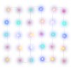 Retlux nano řetěz 30LED 3xAA, multicolor
