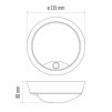 EMOS Lighting LED přisazené svítidlo ZURI s pohyb. čidl., kruhové č/b 14W t.b. ZM3131
