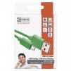 EMOS Nabíjecí a datový kabel USB-A 2.0 / micro USB-B 2.0, 1 m, zelený SM7006G