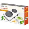 SENCOR vařič dvouplotýnkový bílý SCP 2253WH