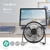 Ventilátor USB NEDIS FNDK1CR10 SILVER