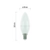 EMOS Lighting LED žárovka Classic Candle 7,3W E14 teplá bílá ZQ3230
