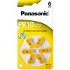 Panasonic PR10 zinc air baterie do naslouchadel