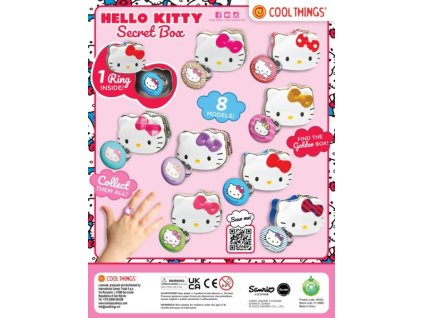 Hello Kitty Secret Box s prstýnkem