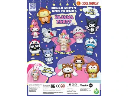 Klíčenky - Hello Kitty Pyjama Party