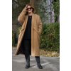 oversize camel kabát