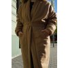 oversize camel kabát