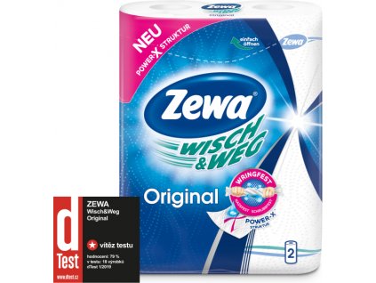 Zewa Wish&Weg papírové utěrky 2vrstvé, 2 ks