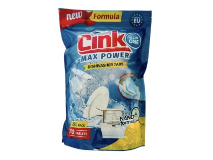 Cink All In One tablety do myčky s vůní citronu 70 ks