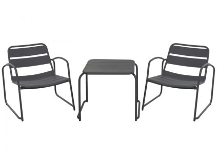 PROGARDEN Zahradní nábytek stůl + 2 židle PROGARDEN sada 3 ks KO-X16000010