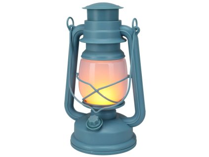 PROGARDEN Lucerna s LED plamenem 24 cm modrá KO-CX2000500modr
