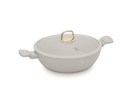 BERLINGERHAUS Pánev s titanovým povrchem a poklicí 30 cm Sahara Collection BH-8069