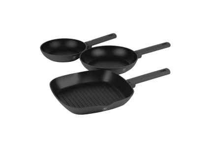 BERLINGERHAUS Sada pánví s titanovým povrchem 3 ks Antracit Collection BH-8139