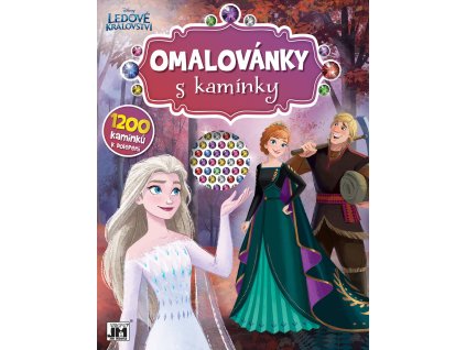 JIRI MODELS Omalovánky s kamínky Ledové Království (Frozen)