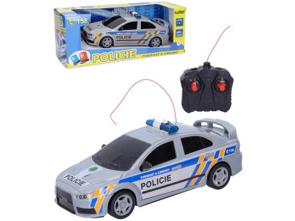RC Auto osobní policejní 23cm na vysílačku 27MHz na baterie česká policie CZ 1:20