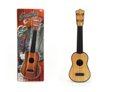 Kytara plast 40cm 2 barvy na kartě