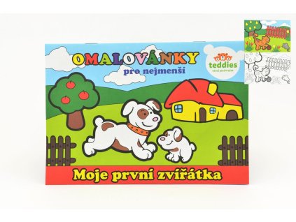 Omalovánky Moje první zvířátka 8 listů 21x14,5cm MPZ