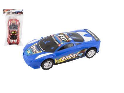 Auto závodní plast 20cm na setrvačník 2 barvy v sáčku