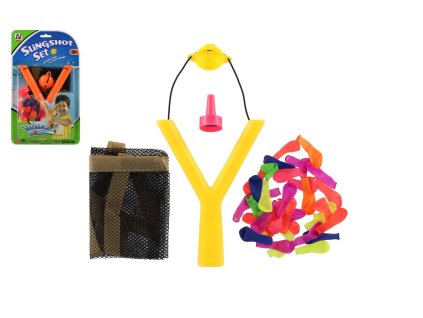 Prak s vodními bombami/balónky plast 19x14cm 2 barvy na kartě