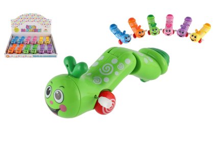 Červík na natažení lezoucí plast 13cm 6 barev 12ks v boxu